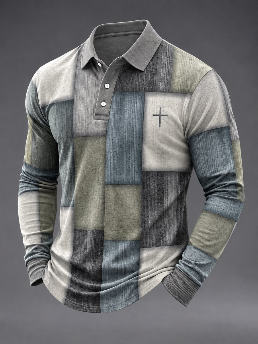 Men's Faith Print Casual Top