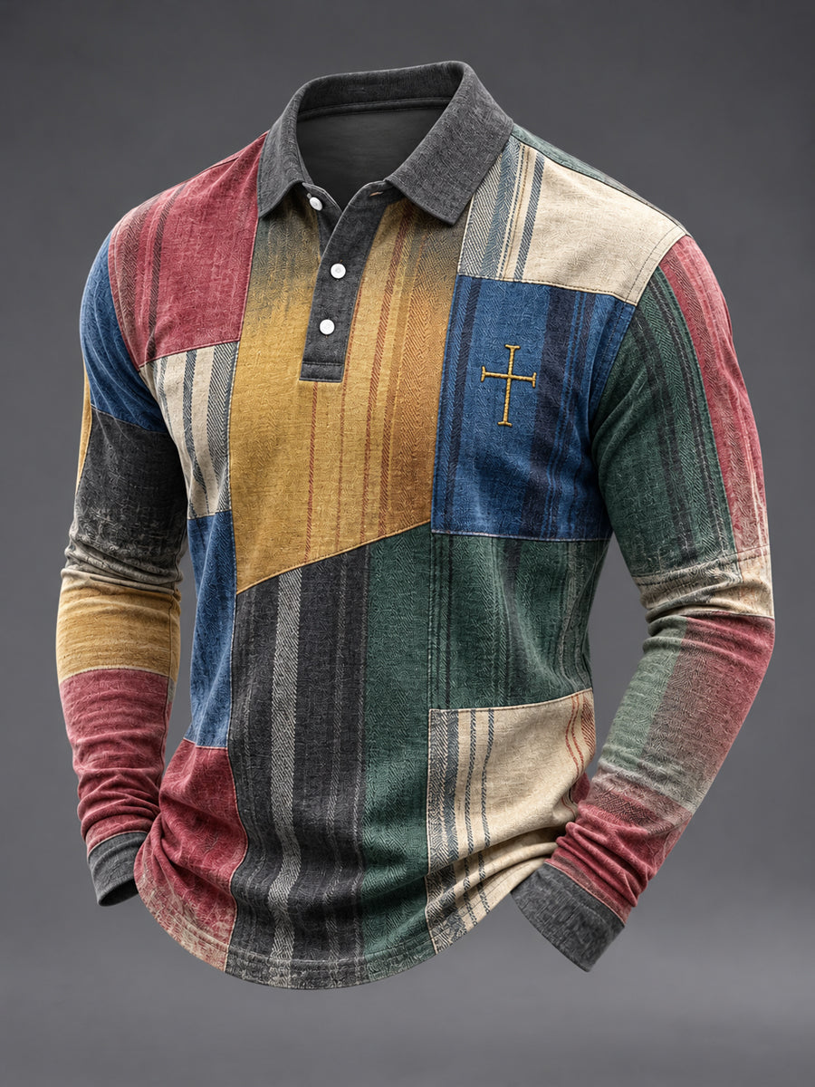 Men's Faith Print Casual Top