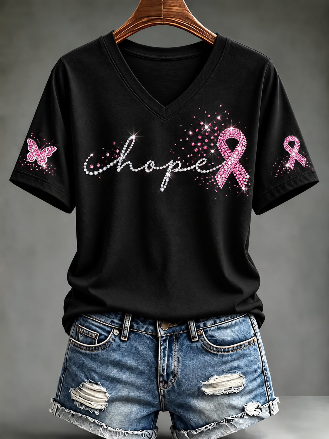 Women's Breast Cancer Short-sleeved T-shirt