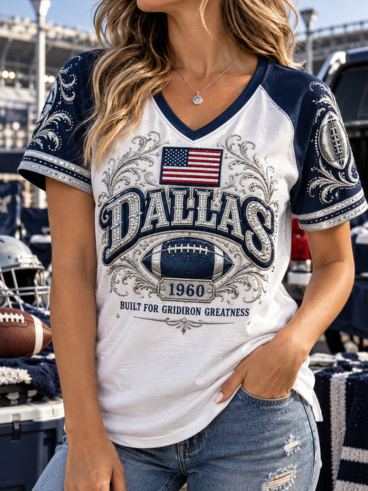 Women's V-Neck Short Sleeve T-Shirt