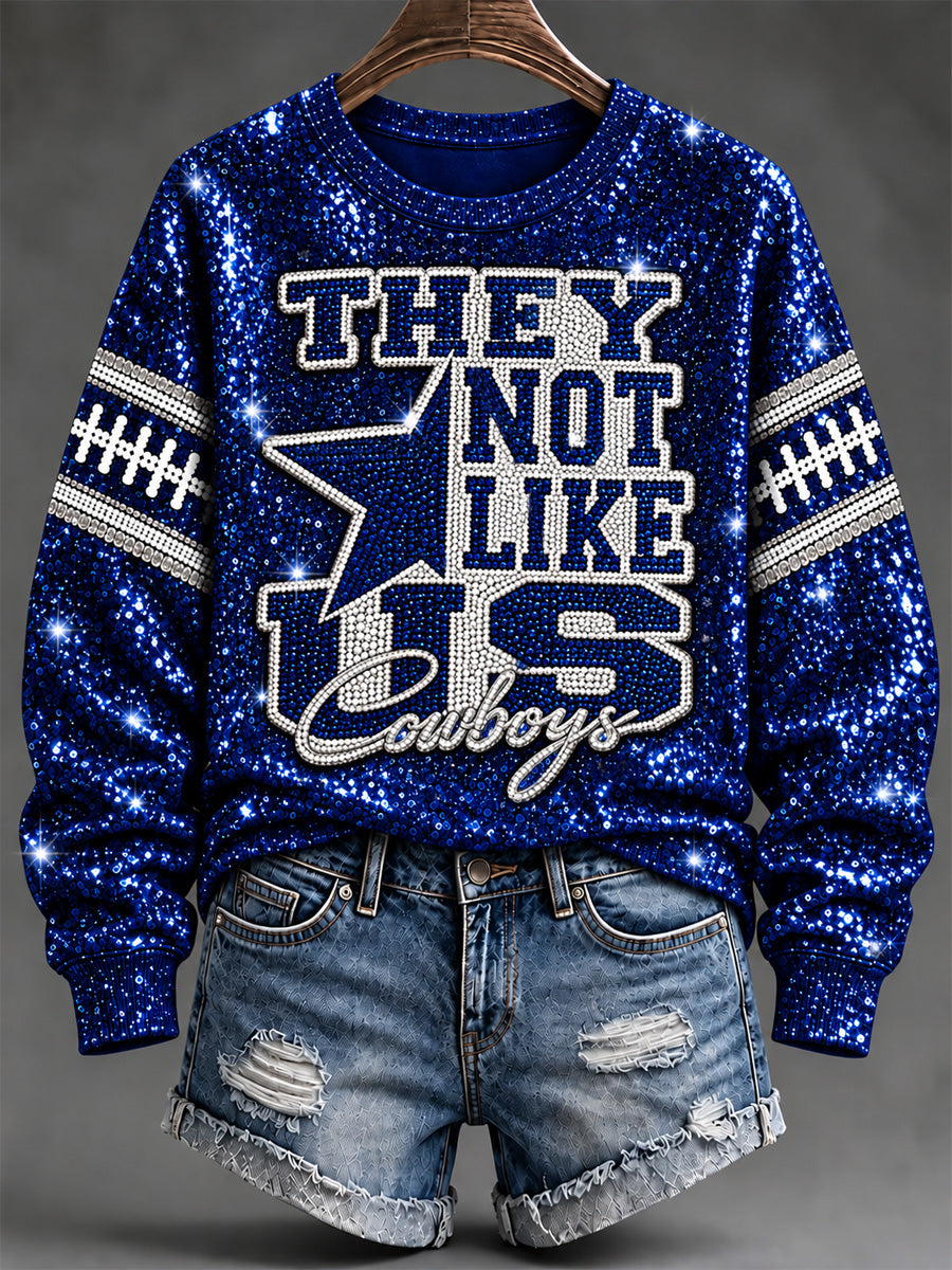 Women's Football Gameday Gift For Football Fans Casual Sweatshirt
