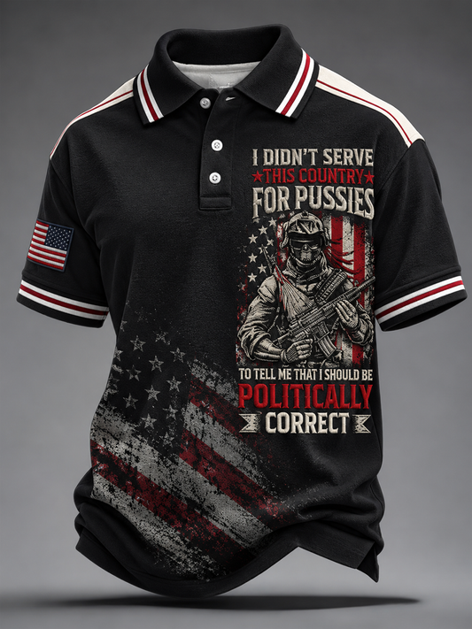 Men's U.S. Veteran Printed polo shirt