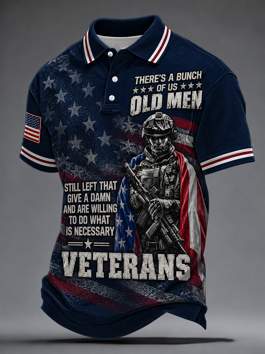 Men's U.S. Veteran Printed polo shirt