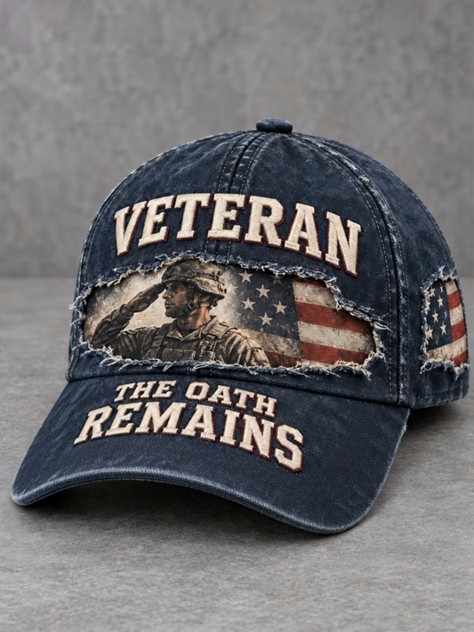Unisex U.S. Veteran Printed Hat