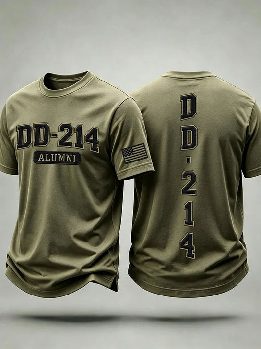 Men's DD-214 Alumni Print Shirt