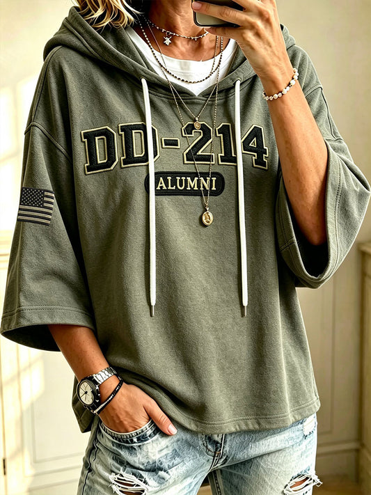 Women’s DD-214 Alumni Print Hoodie