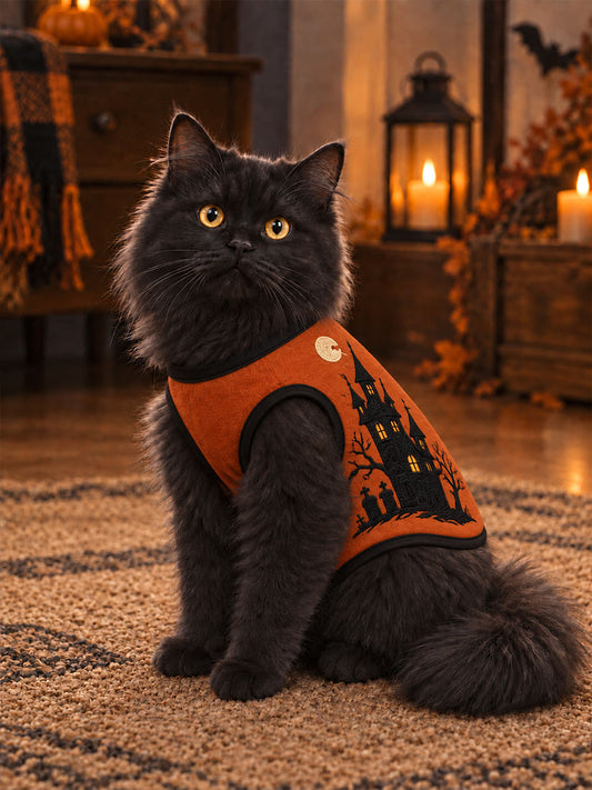 Halloween Cat Vests