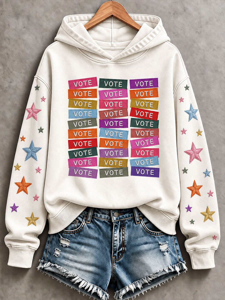 Women's "Vote" Graphic Casual Sweatshirt