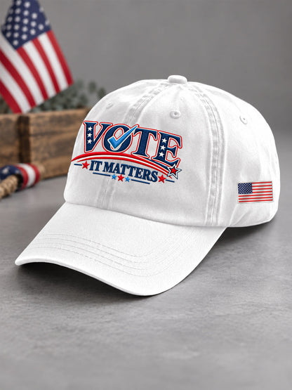 Unisex Vote It Matters Hat