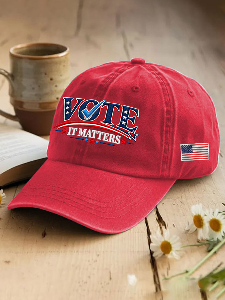 Unisex Vote It Matters Hat