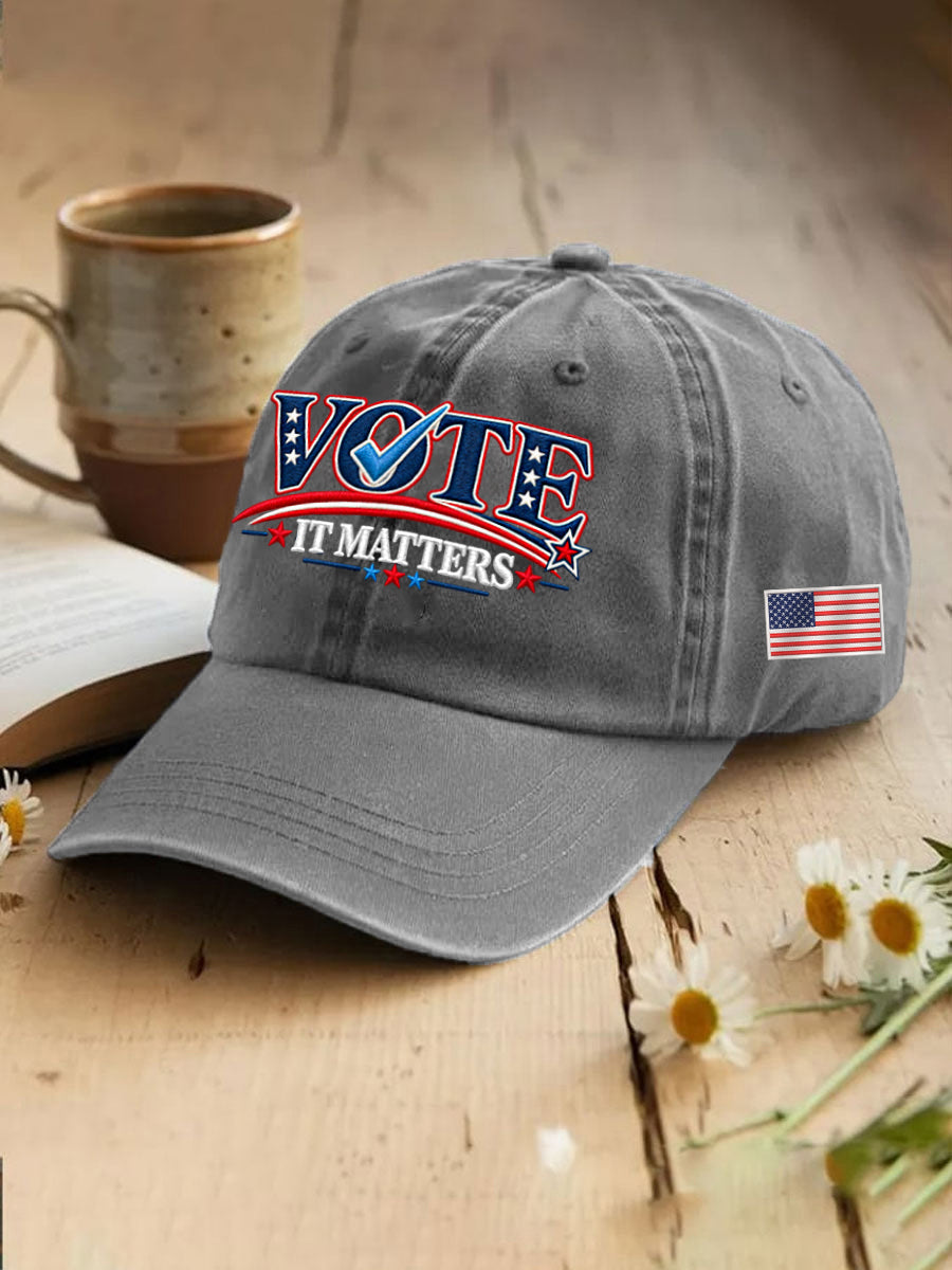 Unisex Vote It Matters Hat