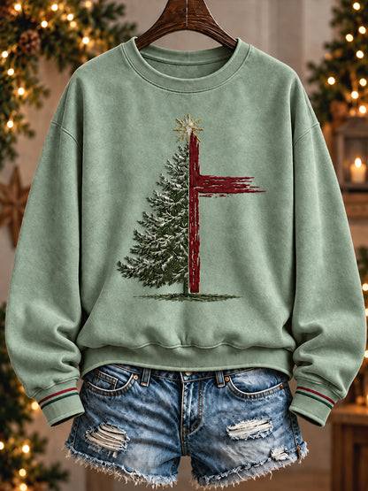 Women's Christmas Season And Reason  Art  Regular Sweatshirt