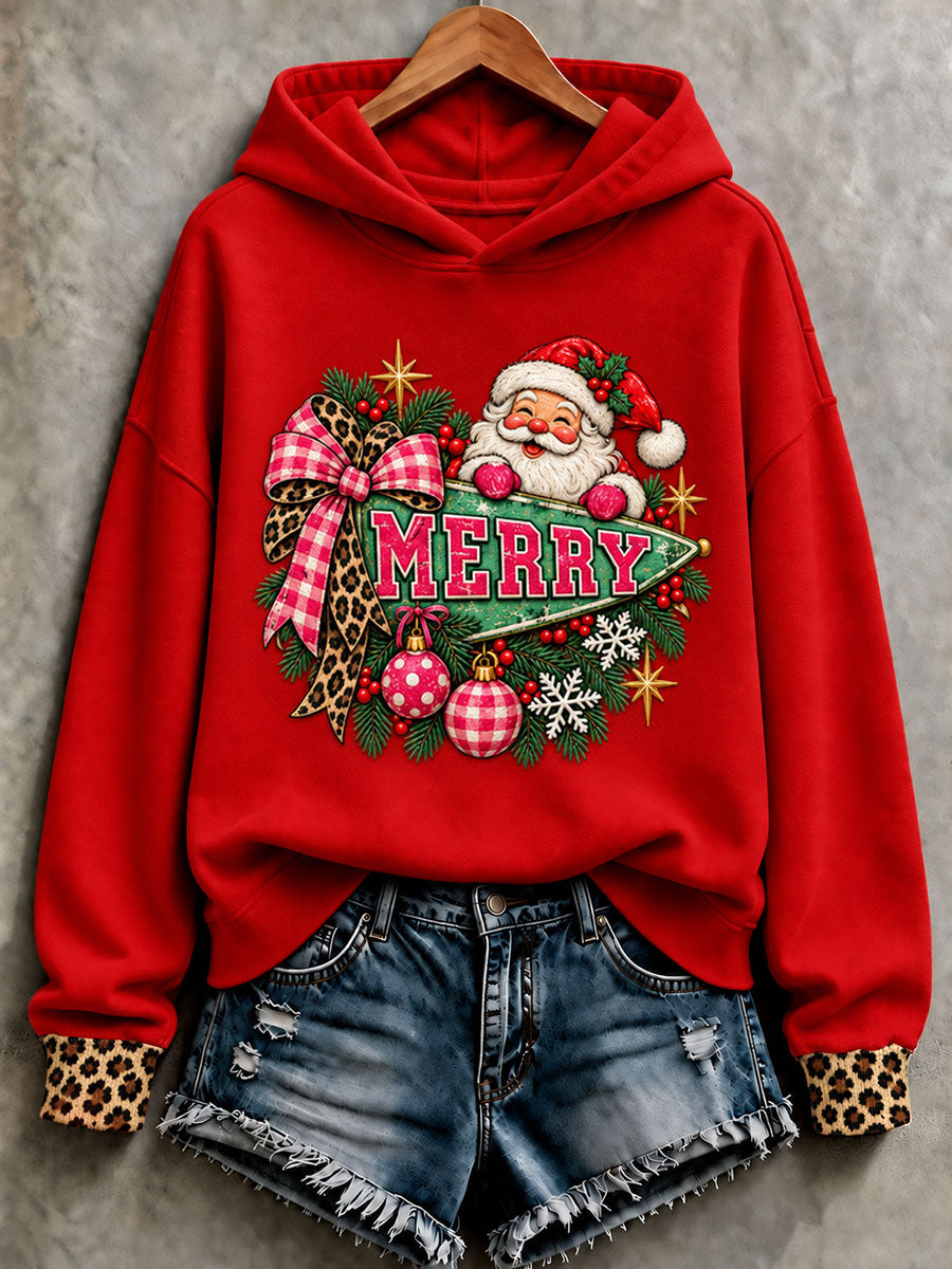 Women's Christmas Santa Claus Regular Sweatshirt