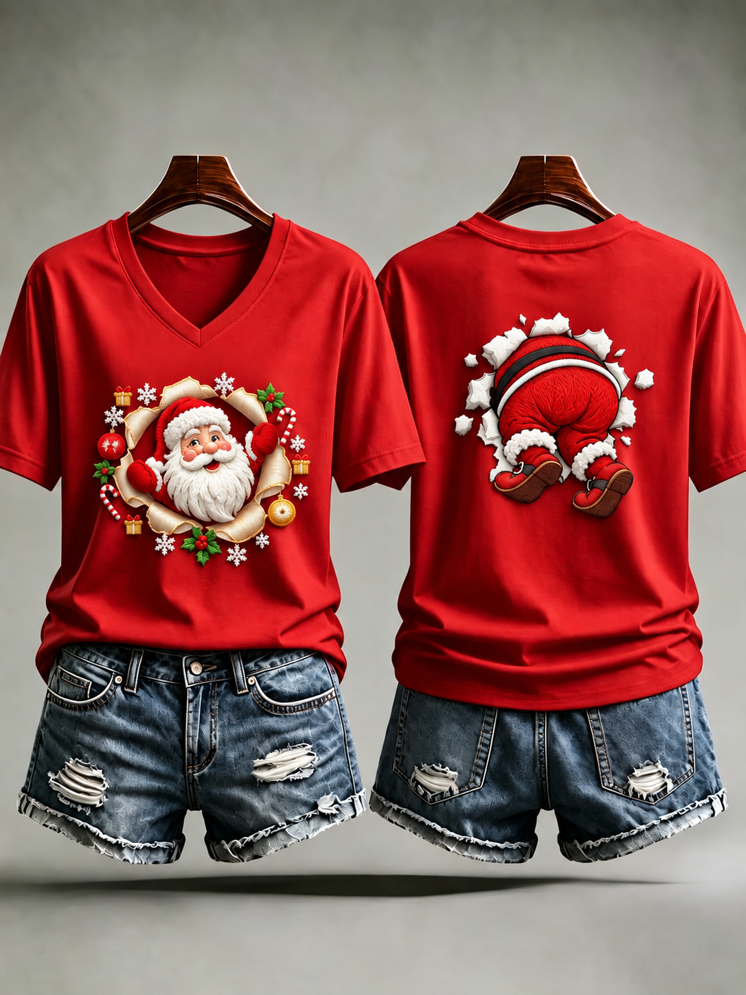 Women's Christmas Short-sleeved T-shirt