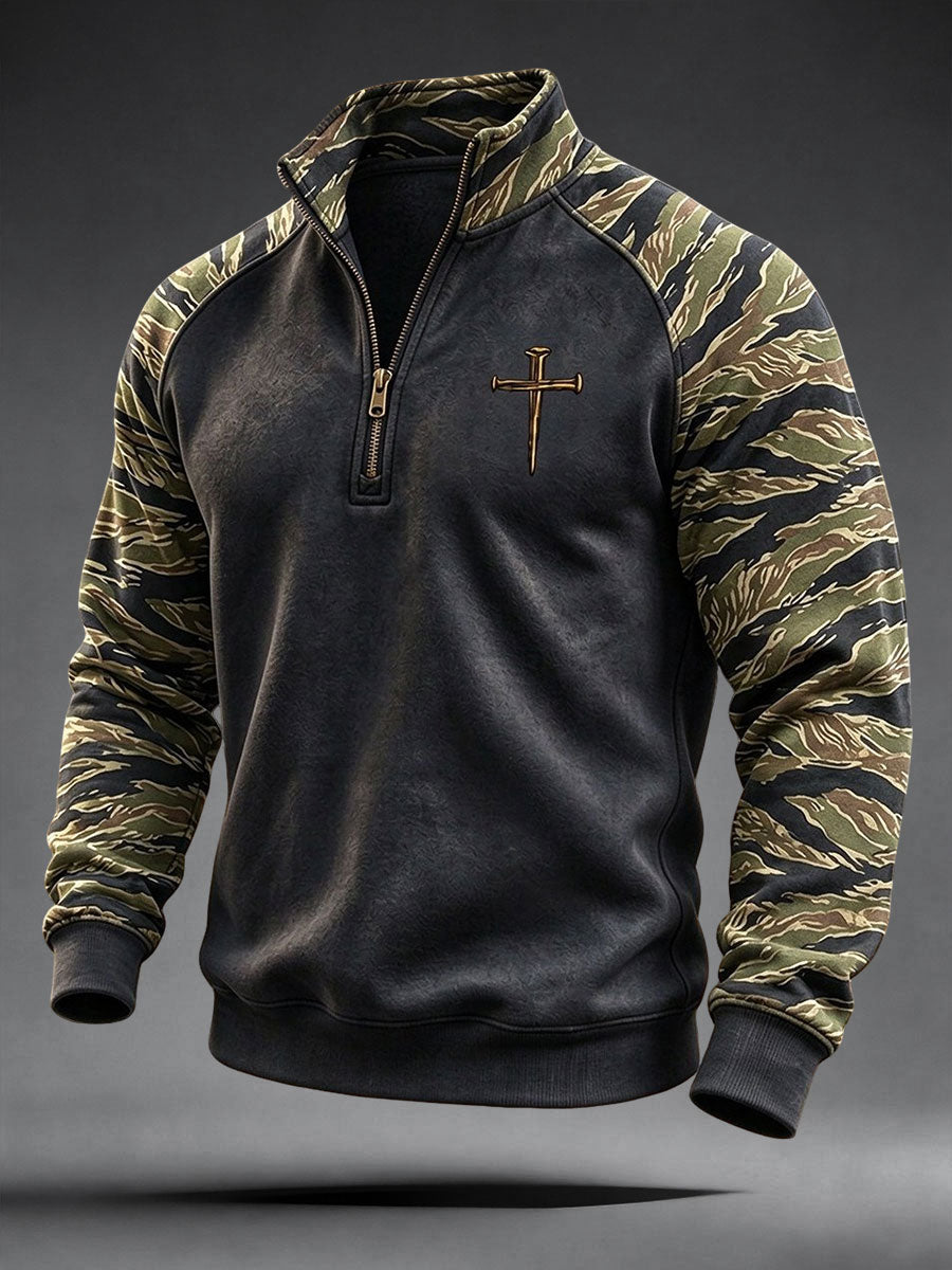 Men's Christian Art Cross Sweatshirt