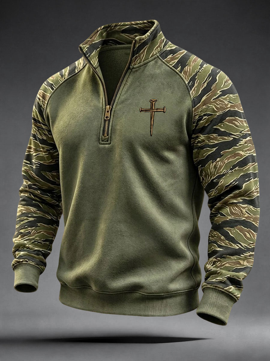 Men's Christian Art Cross Sweatshirt