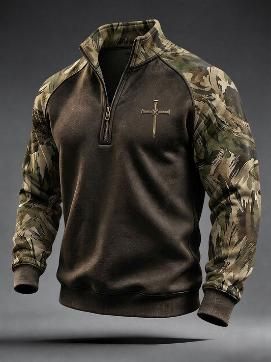 Men's Christian Art Cross Sweatshirt