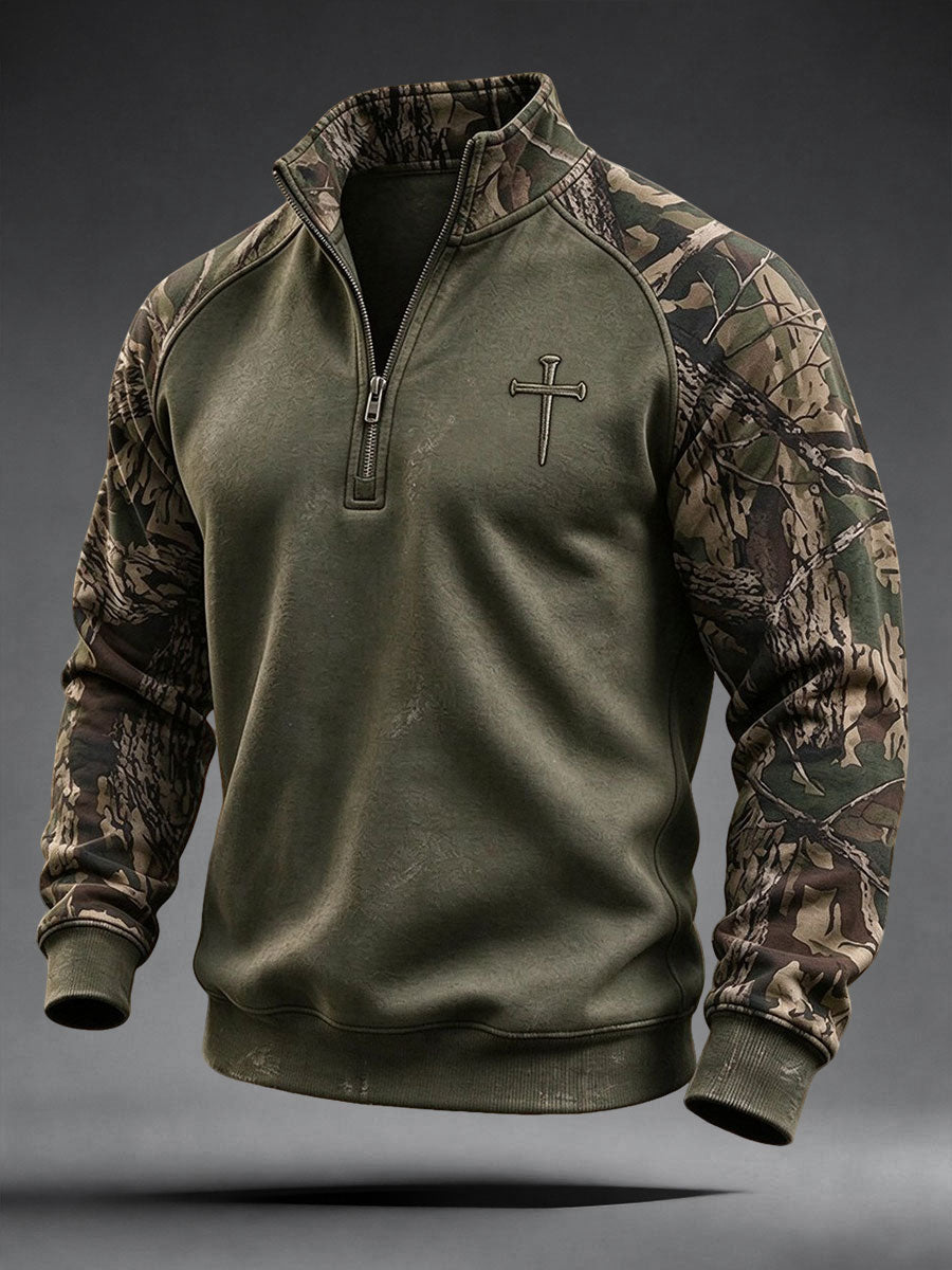 Men's Christian Art Cross Sweatshirt