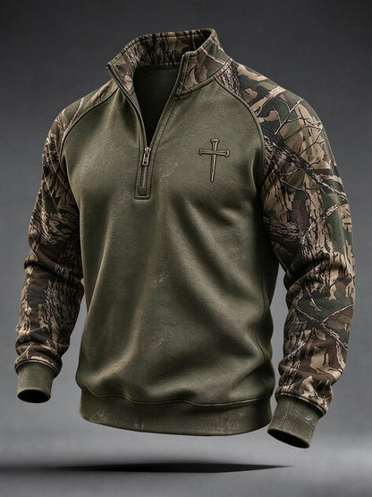 Men's Christian Art Cross Sweatshirt