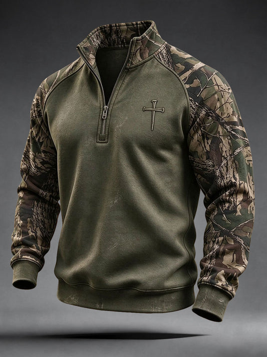Men's Christian Art Cross Sweatshirt
