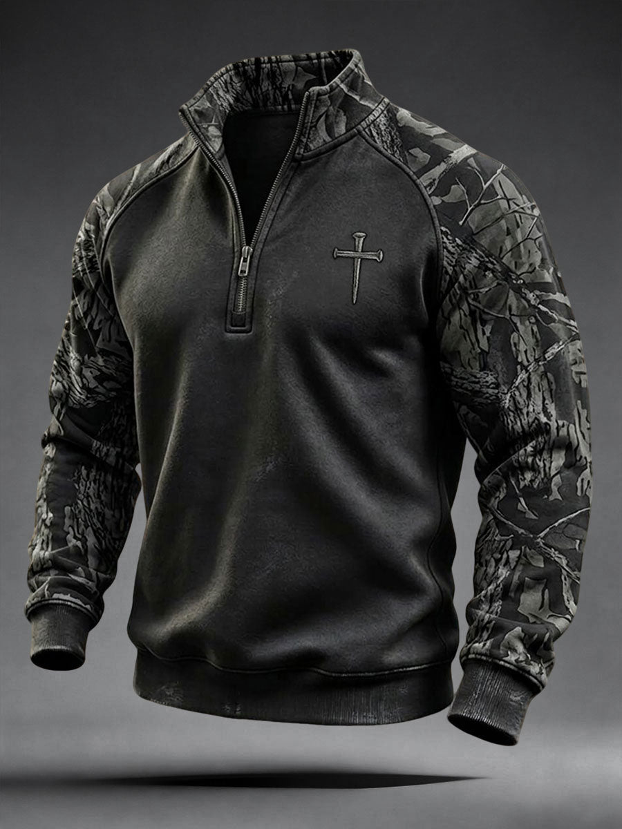 Men's Christian Art Cross Sweatshirt