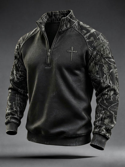 Men's Christian Art Cross Sweatshirt