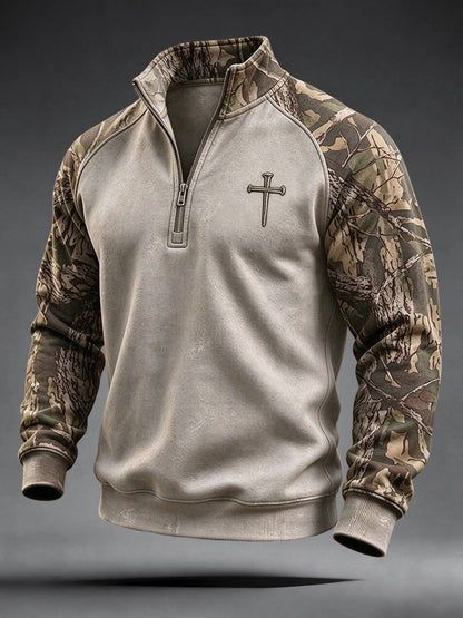 Men's Christian Art Cross Sweatshirt