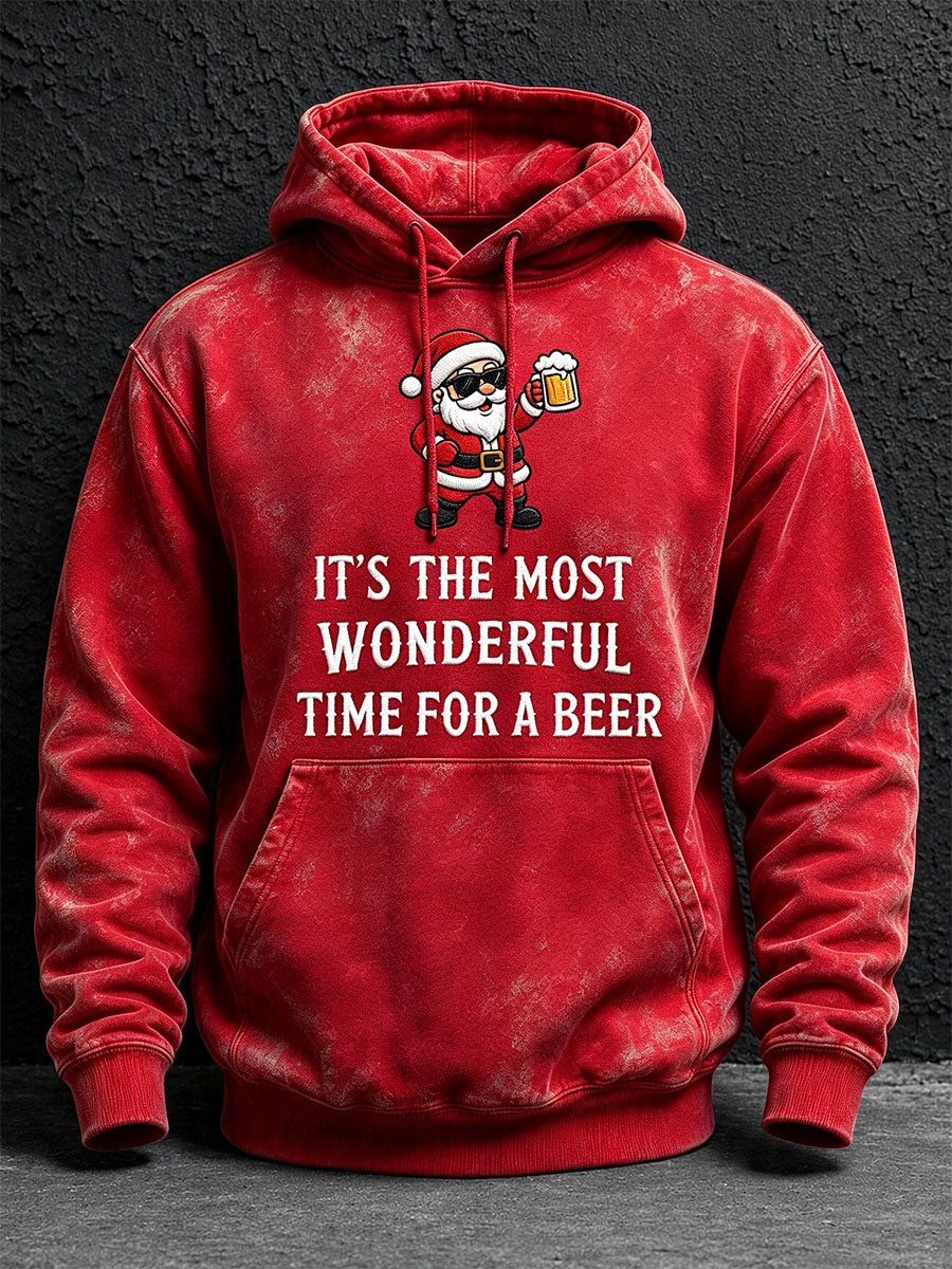 Men's It's The Most Wonderful Time For A Beer Hoodie