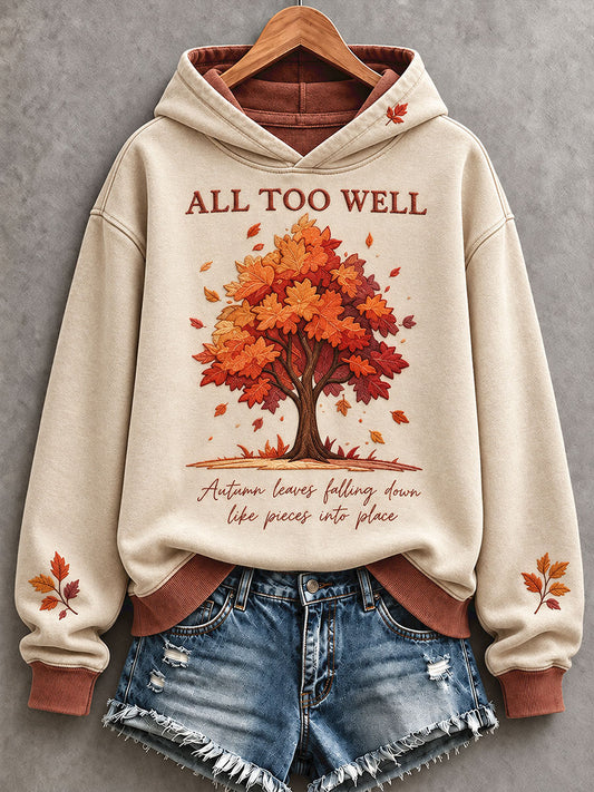 Women's Music Lover Art Printed Hoodie