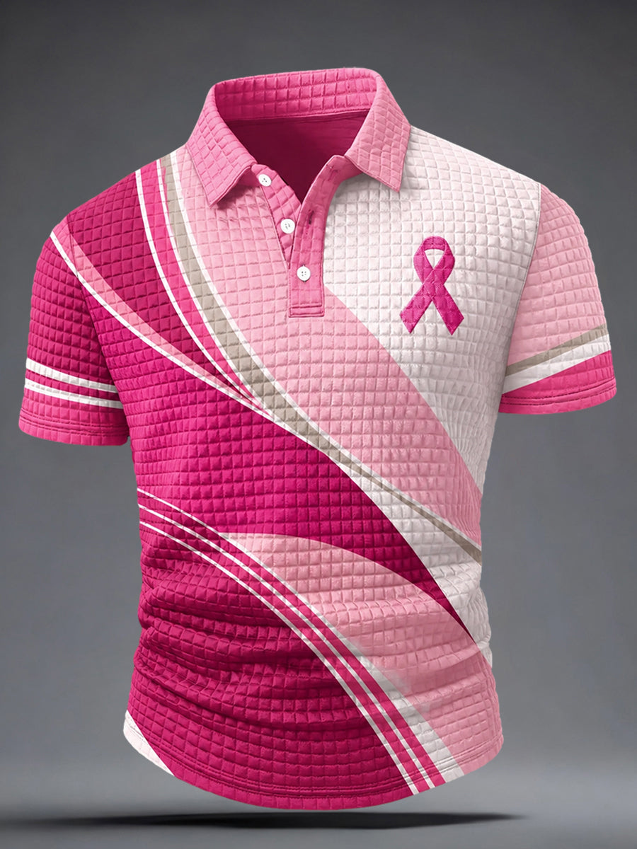 Men's Real Men Wear Pink Breast Cancer Awareness Shirt