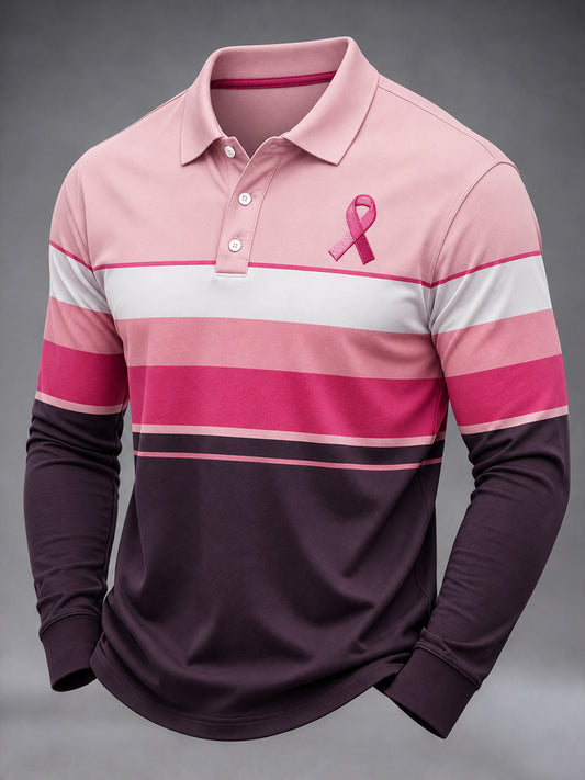Men's Real Men Wear Pink Breast Cancer Awareness Shirt