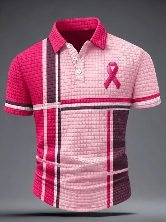Men's Real Men Wear Pink Breast Cancer Awareness Shirt