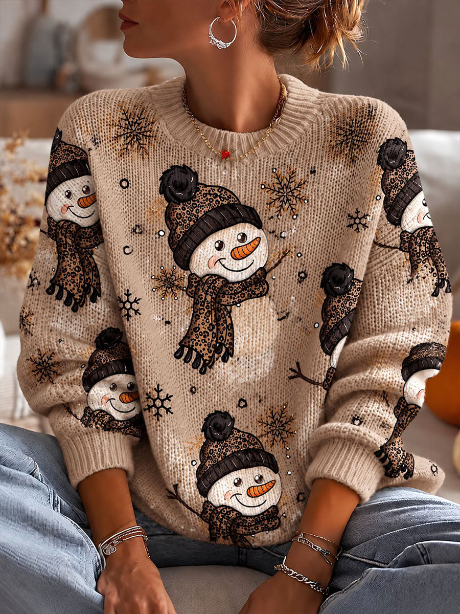 Women's Christmas Print Casual Sweatshirt