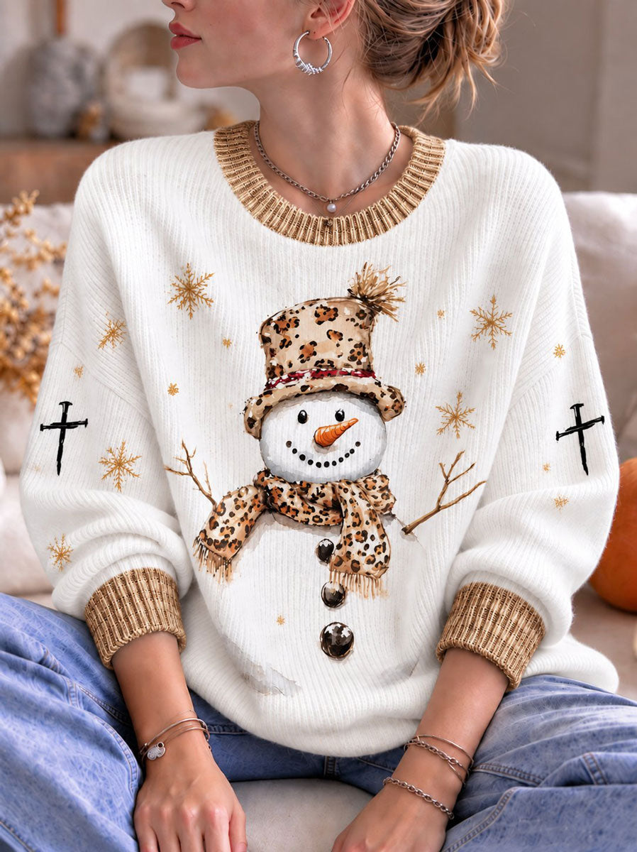 Women's Christmas Print Casual Sweatshirt