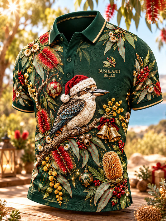 Men's Australia Christmas Short Sleeve Shirt