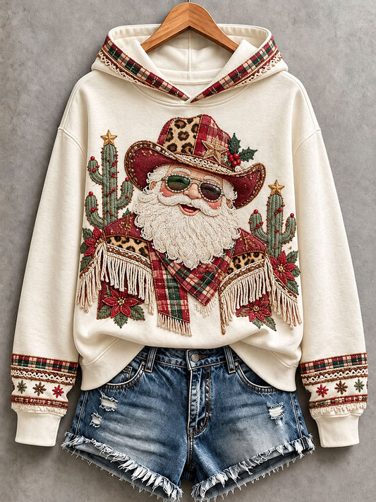 Women's Western Santa Hoodie