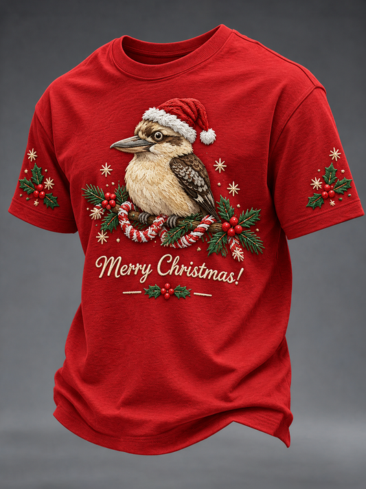Men's Christmas in Australia Printed short sleeves t-shirt