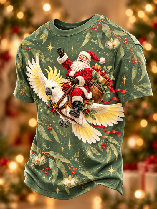 Men's Christmas in Australia Printed short sleeves t-shirt