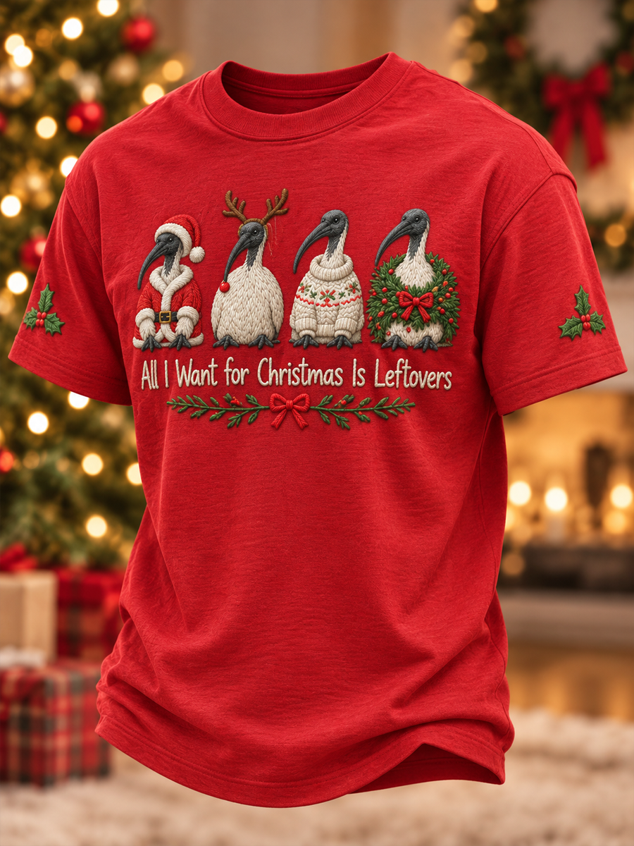 Men's Christmas in Australia Printed short sleeves t-shirt