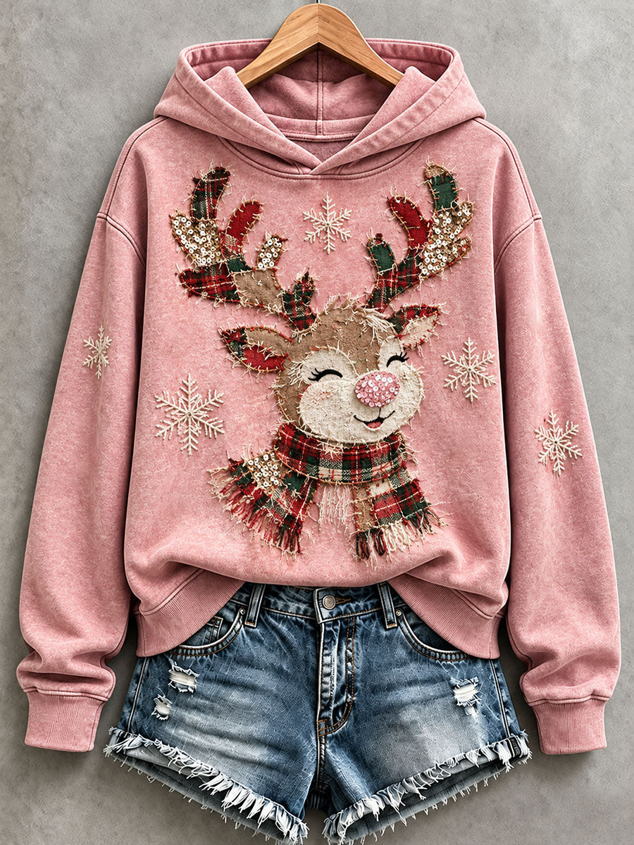Women's Christmas Reindeer Hoodie