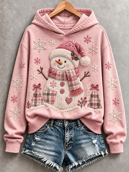 Women's Christmas Snowman Hoodie