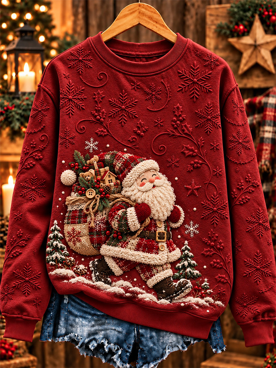 Women's Christmas Print Sweatshirt
