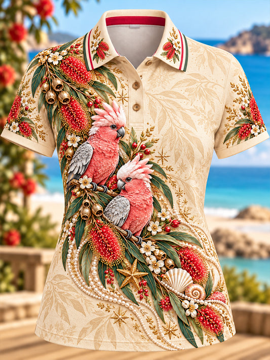 Women's Christmas In Australia Polo T-Shirt