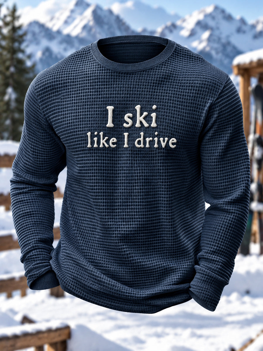Men's Ski Waffle Top