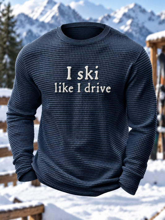 Men's Ski Waffle Top