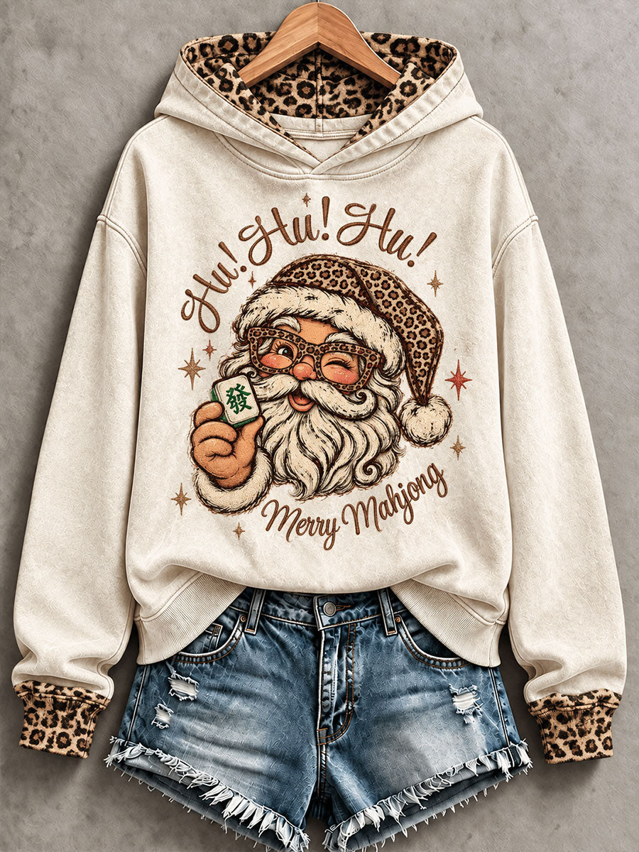 Women's Christmas Mahjong Casual Sweatshirt