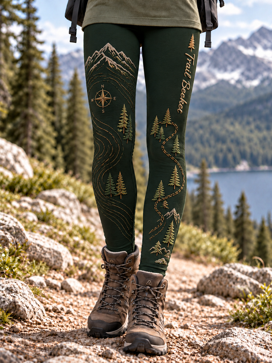 Women's Hiking Lover Printed Pants