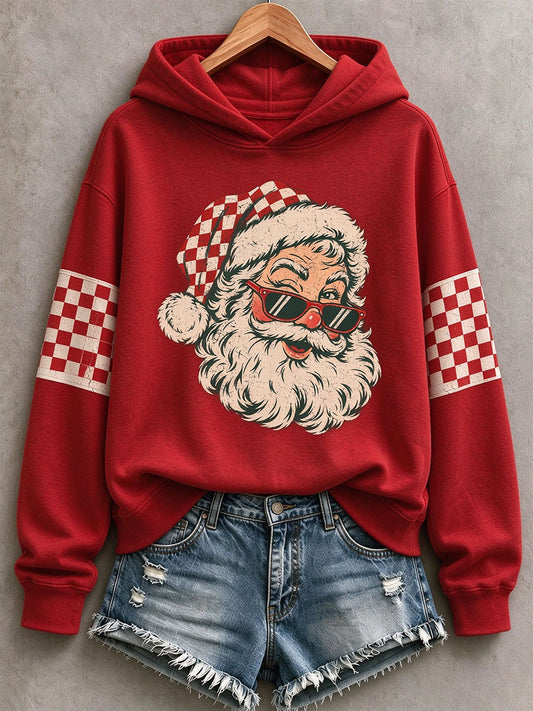 Women's Funny Santa Hoodie