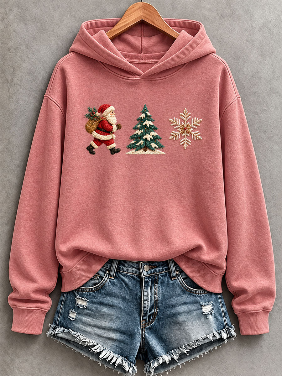 Women's Cute Santa Hoodie