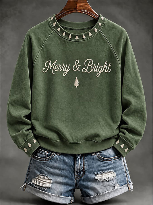 Women's Christmas Print Casual Sweatshirt